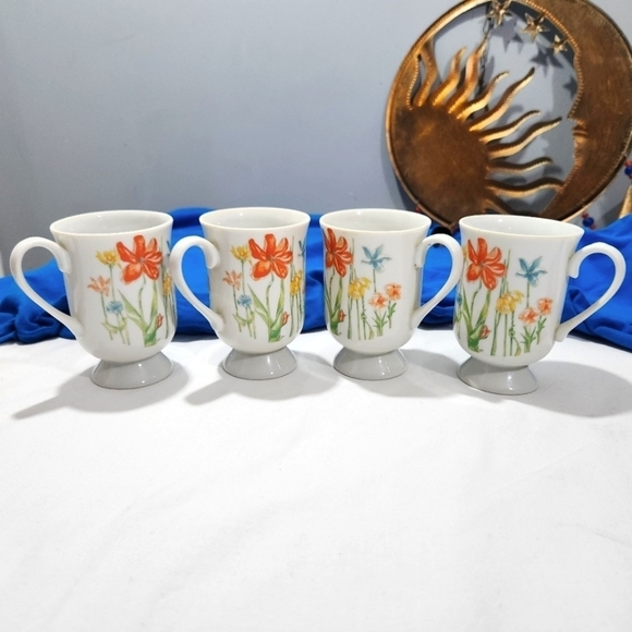 Tivoli Tuscany Mugs Fine China Made in Japan Wildflowers Floral Coffee Tea or Me - Picture 17 of 17